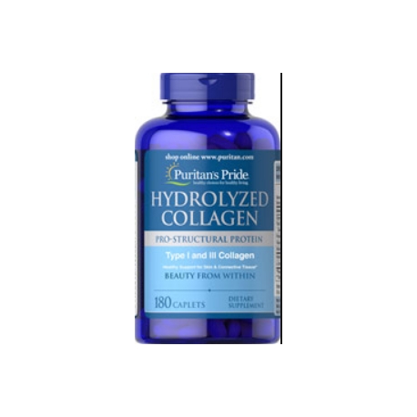 HIDROLYZED COLLAGEN *180 TABLETAS (envios a toda colombia) puritan`s pride